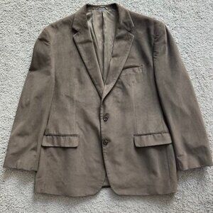 Lauren Ralph Lauren Brown Fine Corduroy Blazer in 48R - Excellent Pre-Owned Cond